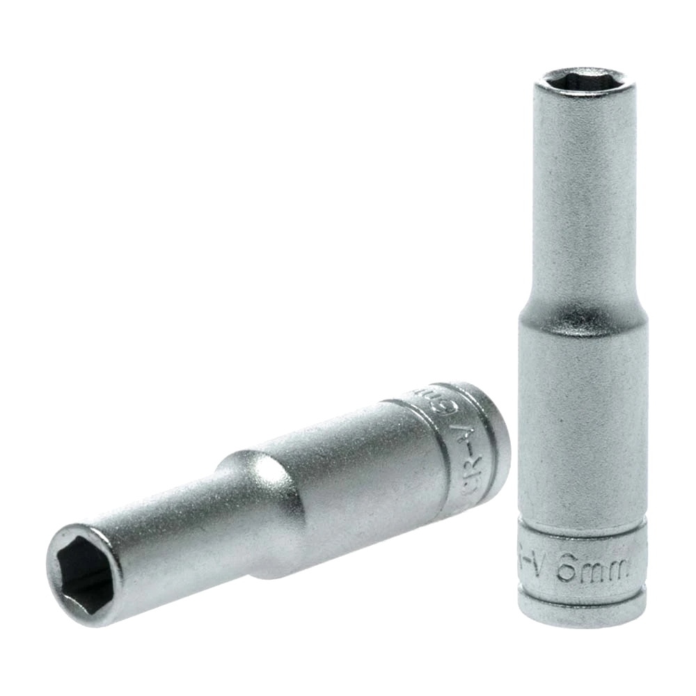 Teng 1/4in Dr. Deep Socket 6mm