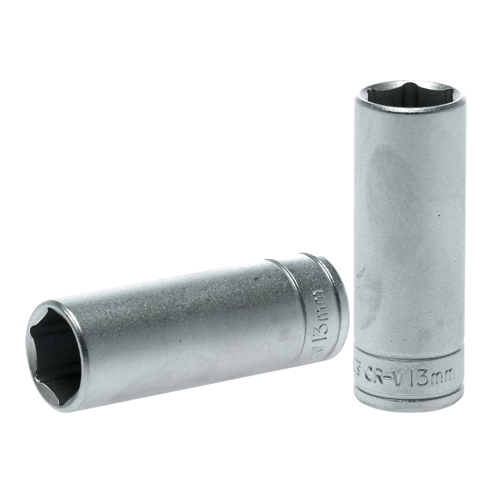 Teng 1/4in Dr. Deep Socket 13mm