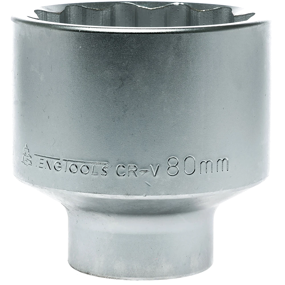 Teng 1in Dr. Socket 80mm 12Pnt