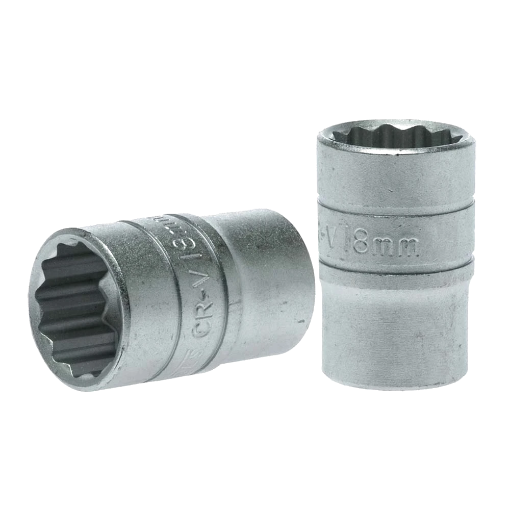 Teng 1/2in Dr. Socket 18mm 12Pnt