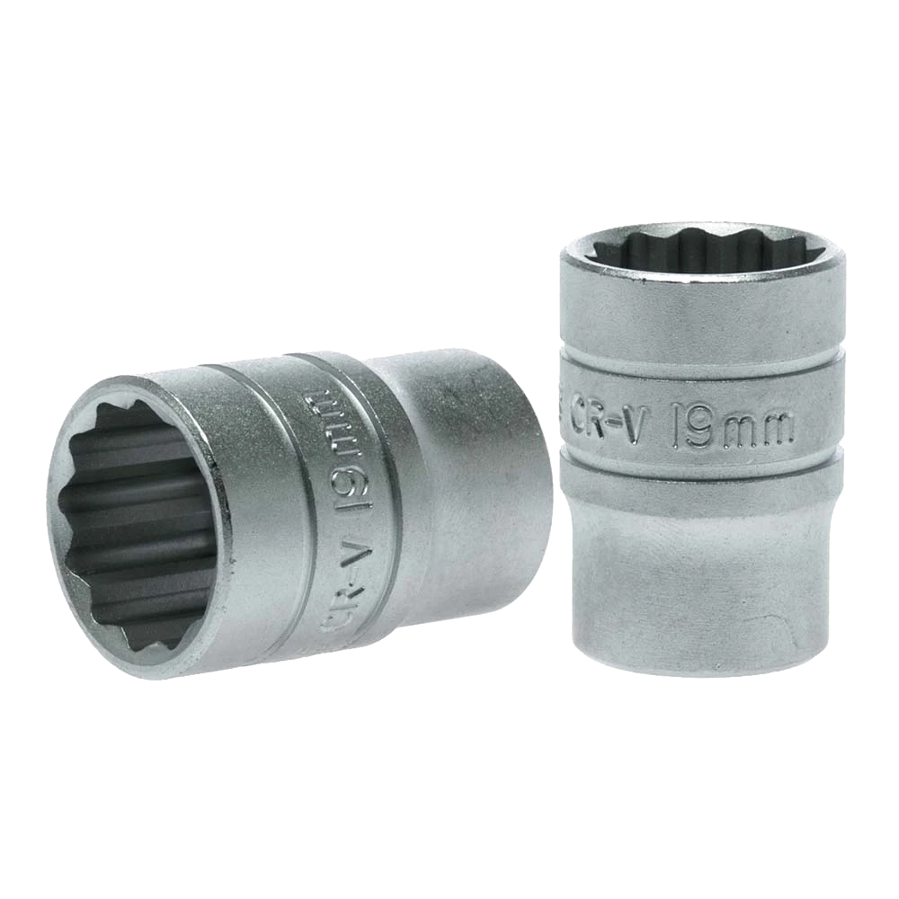 Teng 1/2in Dr. Socket 19mm 12Pnt