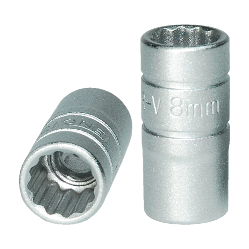 Teng 1/4in Dr. Socket 8mm 12pt