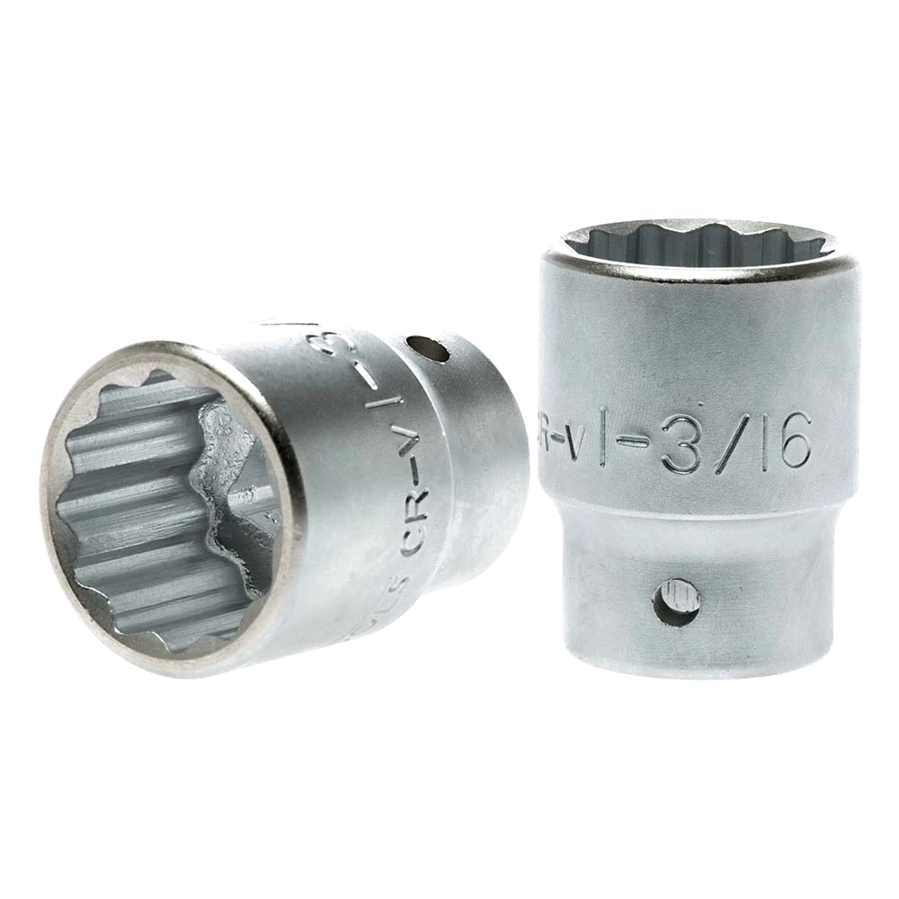 Teng 3/4in Dr. Socket 1-3/16in 12Pnt