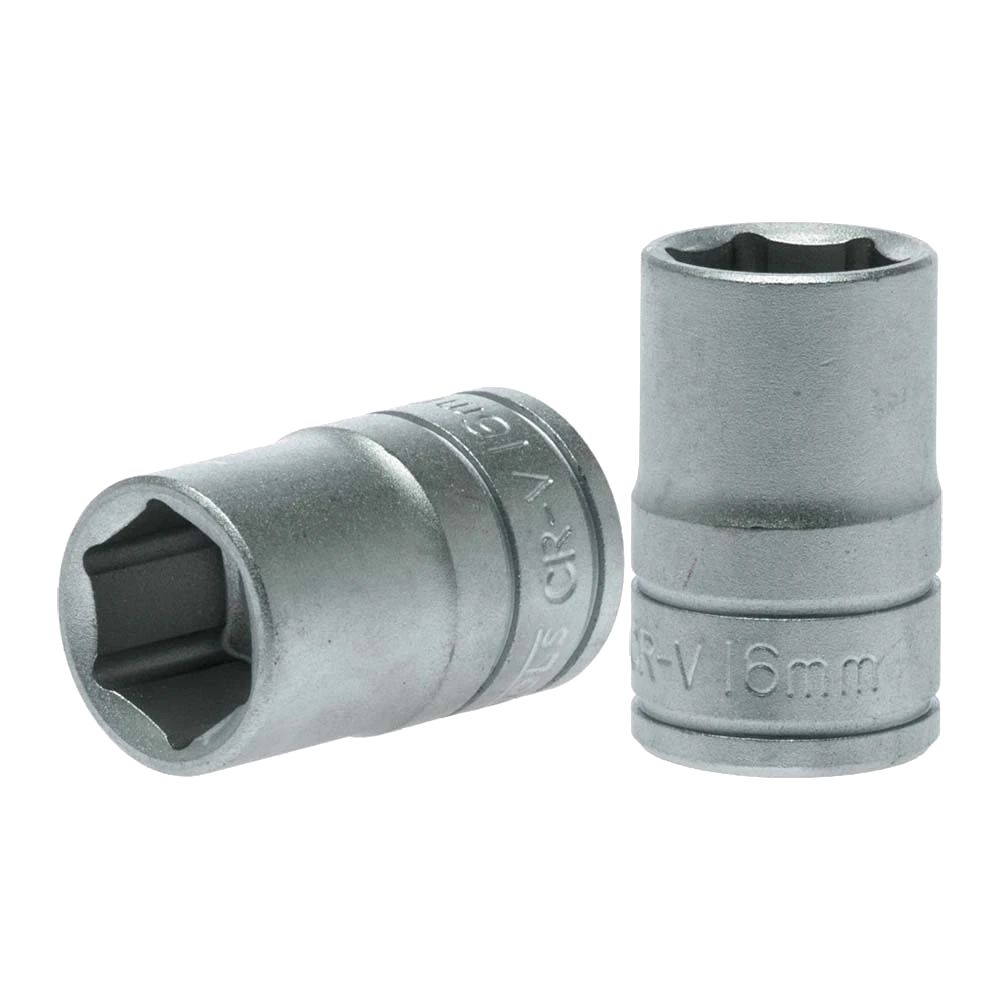 Teng 1/2in Dr. Socket 16mm 6Pnt