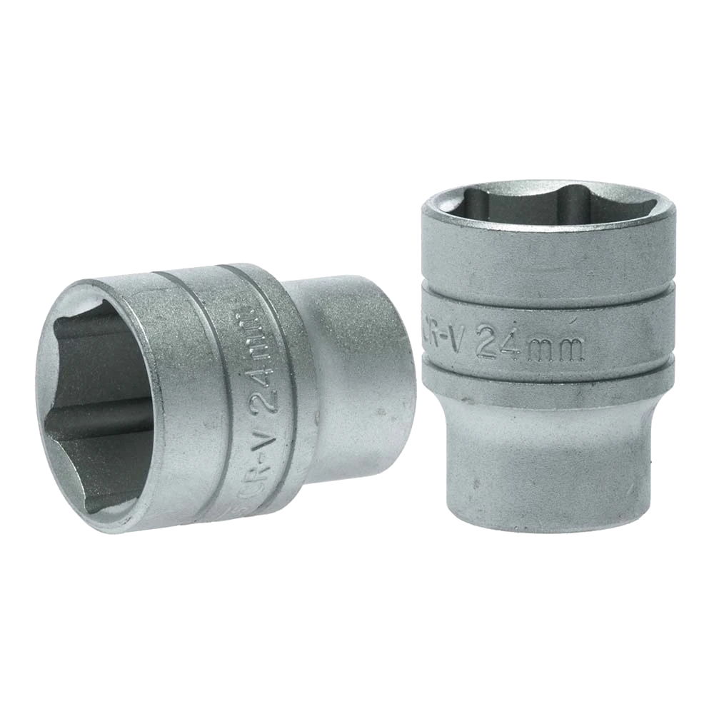 Teng 1/2in Dr. Socket 24mm 6Pnt