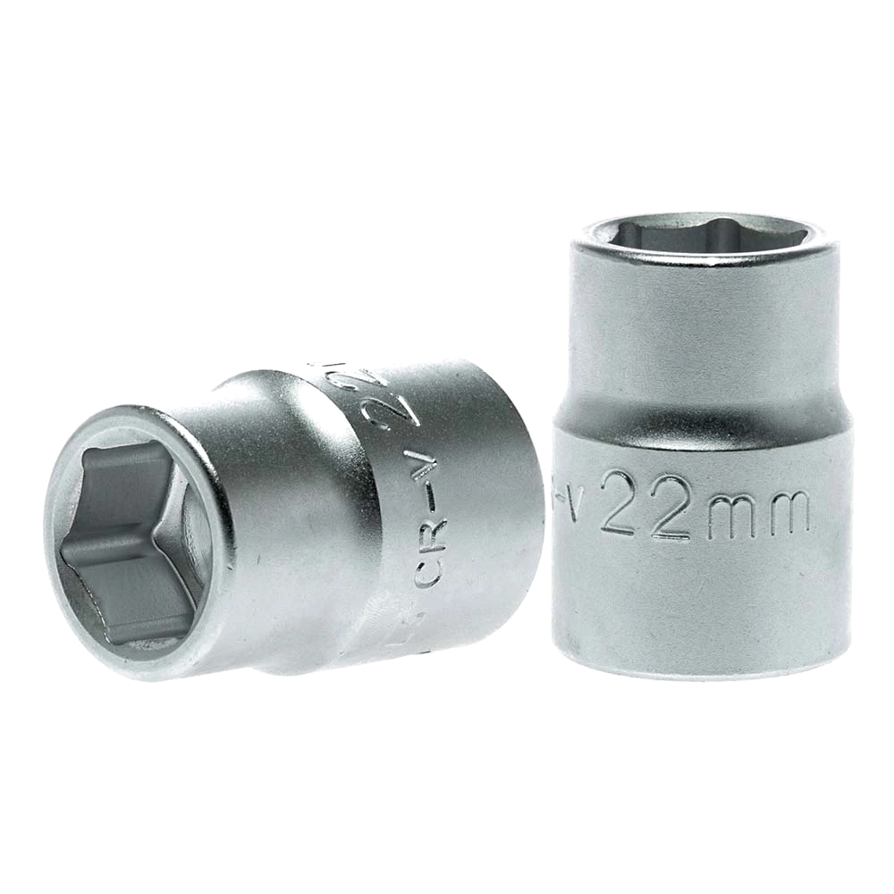 Teng 3/4in Dr. Socket 22mm 6Pnt