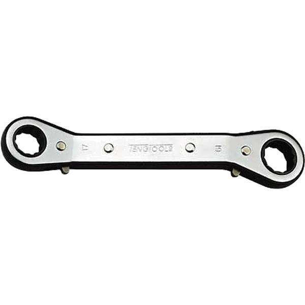 Teng Ratchet Off-Set Dbl. Ring Spanner 6mm x 8mm