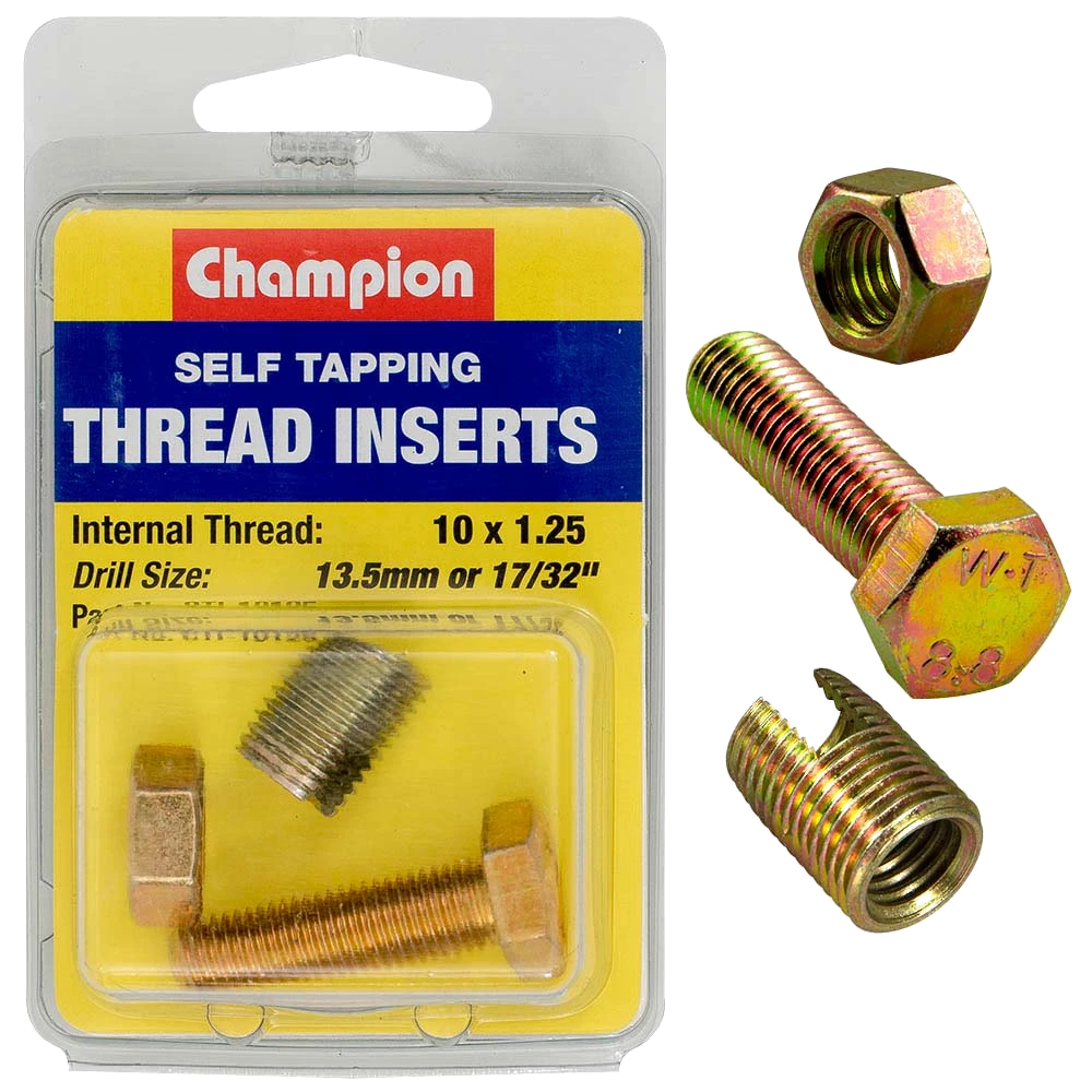 Champion S/Tapp. Thread Insert - M10 x 1.25mm -1pk