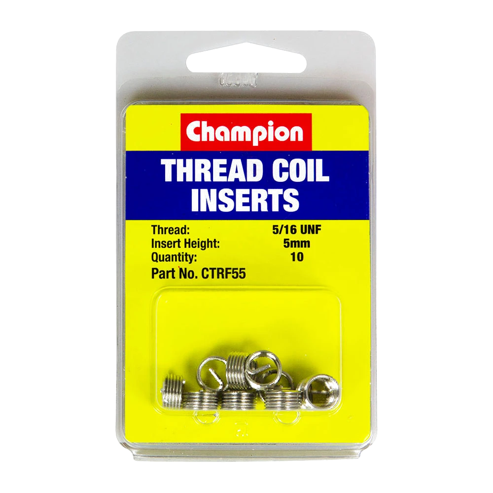 Champion 5/16in UNF x 5mm Thread Insert Refills -10pk