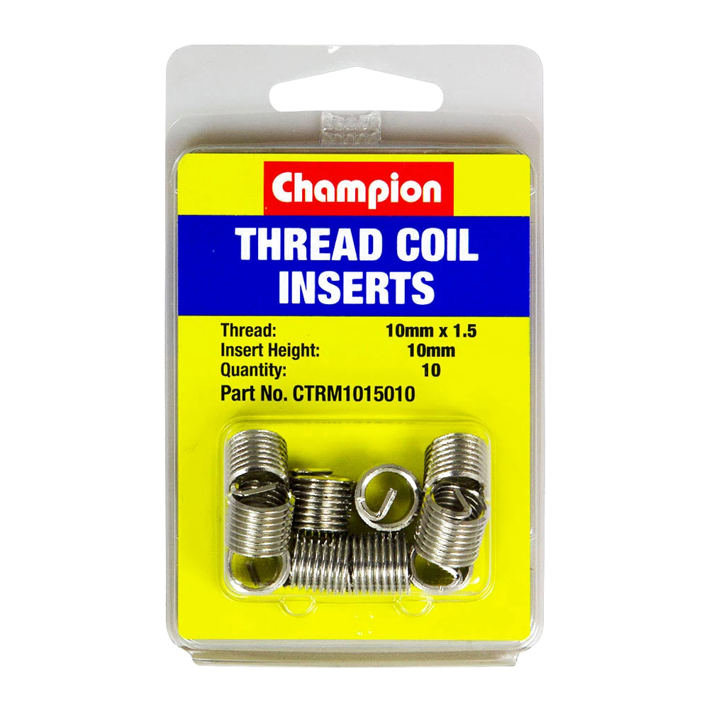 Champion M10 x 1.50 x 10mm Thread Insert Refills -10pk