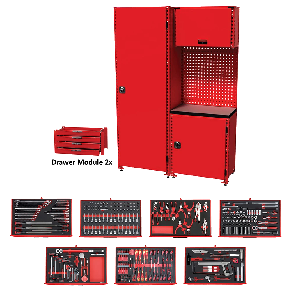 Teng 333pc Racking System W/Tools - MED. 1400mm**