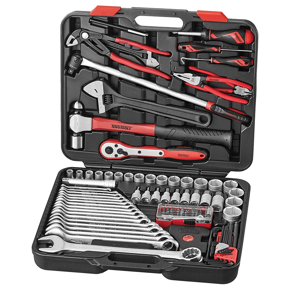Teng 105pc 1/2in Dr. Metric H/Duty Vehicle Tool Set