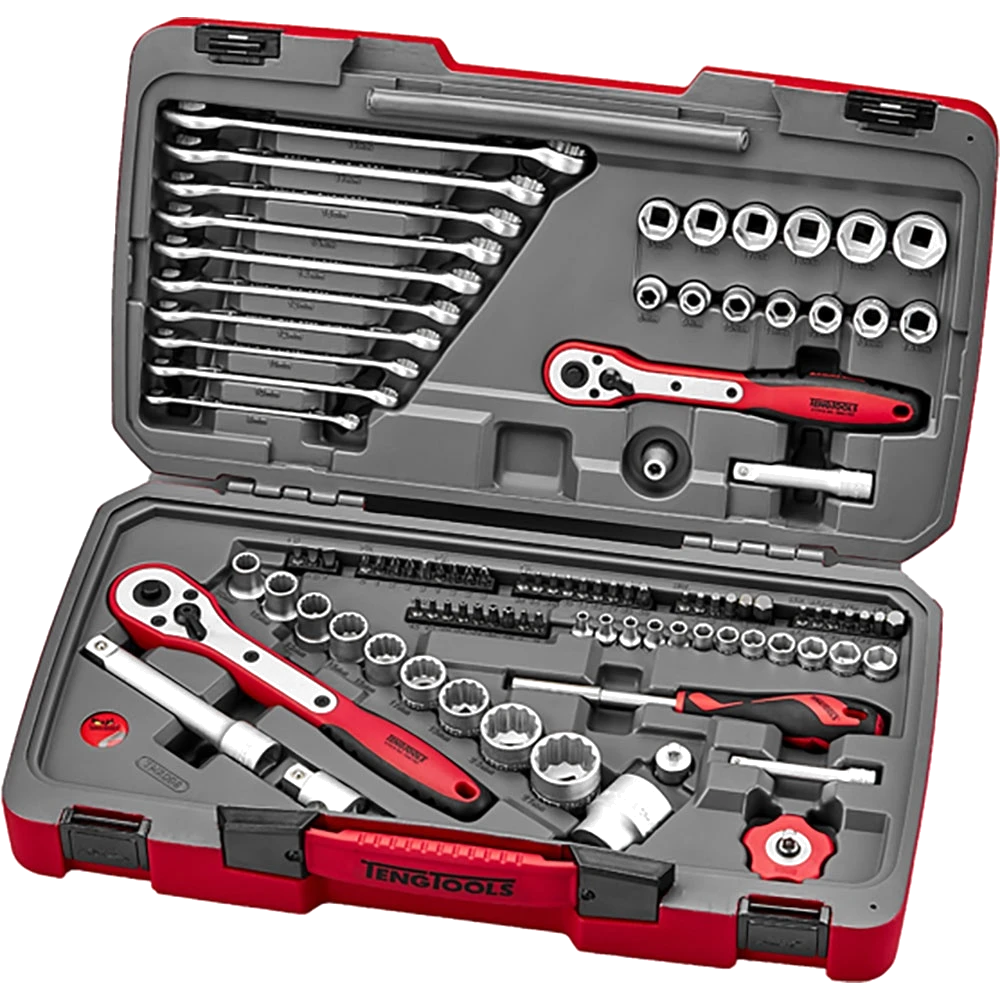 Teng MECCA PRO 98pc 1/4 3/8 & 1/2in Socket & Tool Set