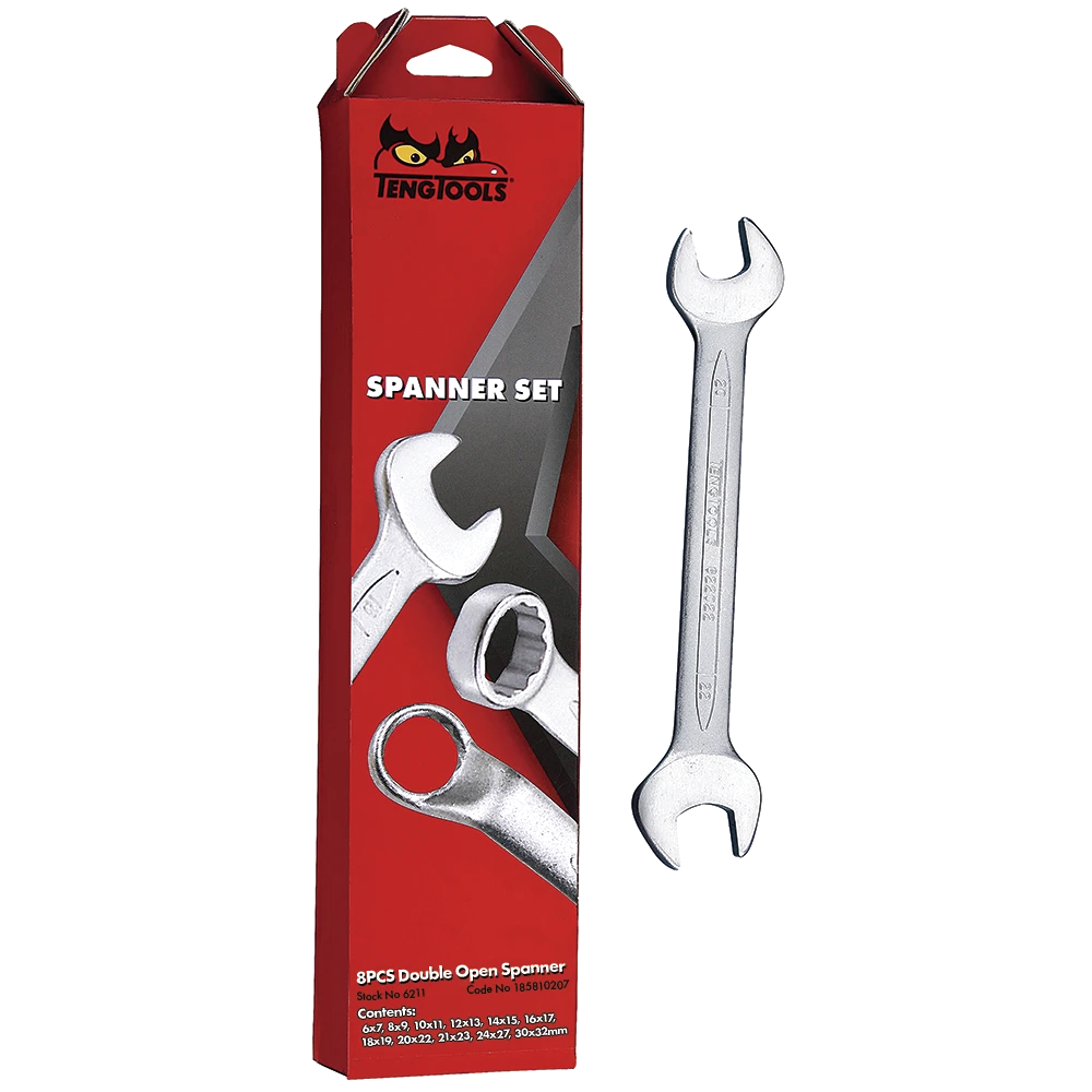 Teng 11Pc Double Open End Spanner Set (MM)**