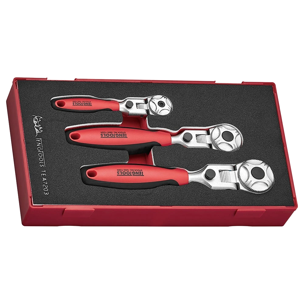 Teng 3pc Ratchet Flex Head 72 Teeth