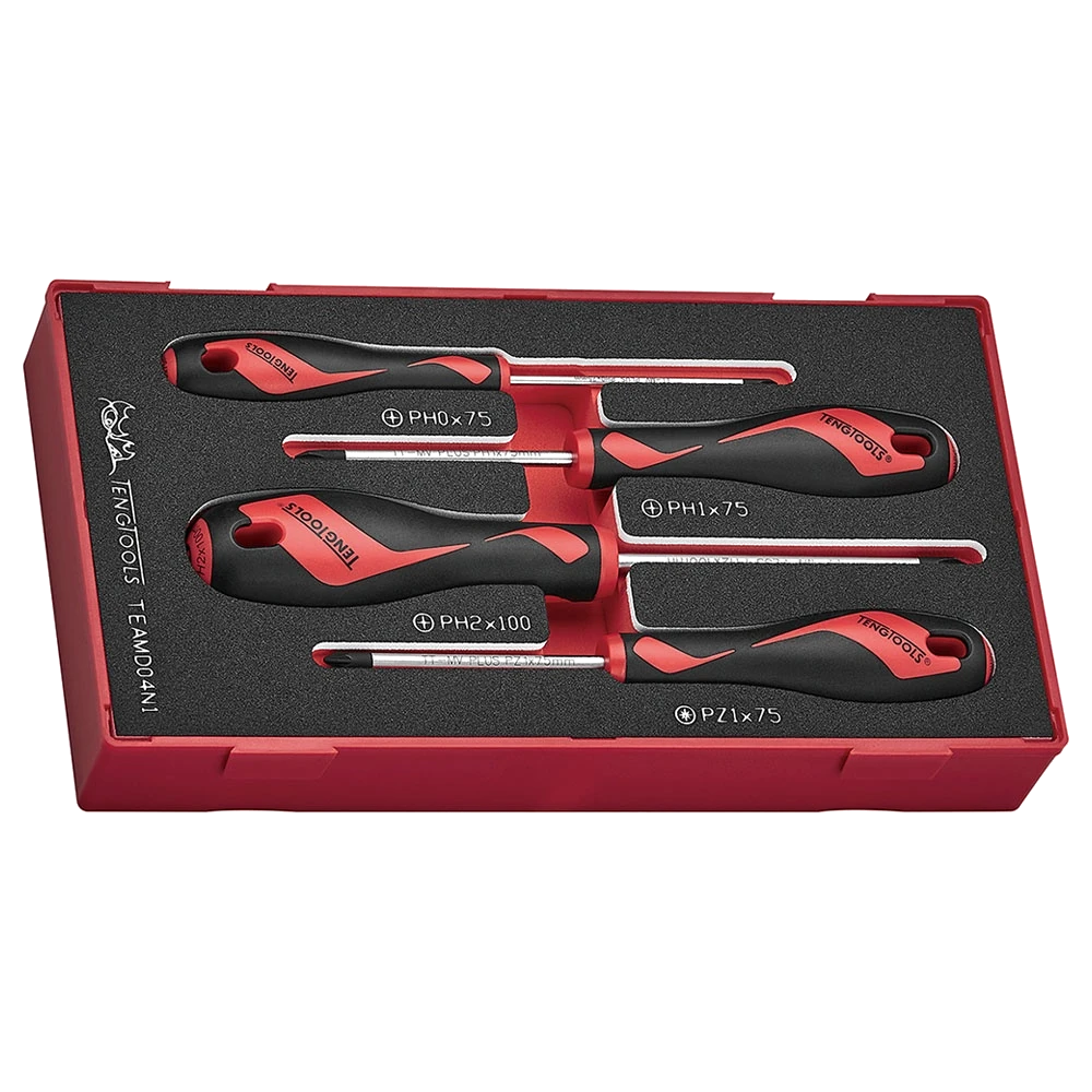Teng 4pc Screwdriver Set PH/PZ