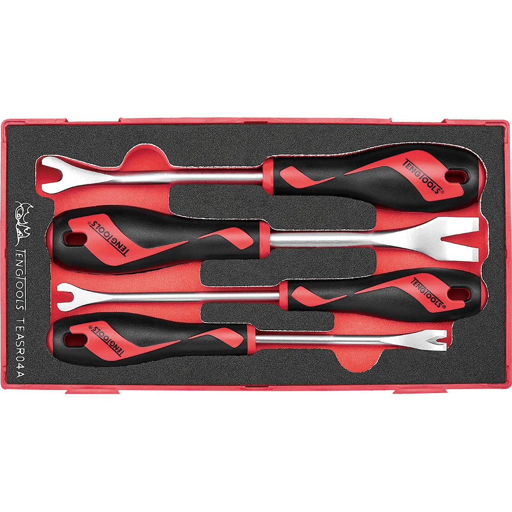 Teng 4pc Clip & Panel Remover Set FOAM