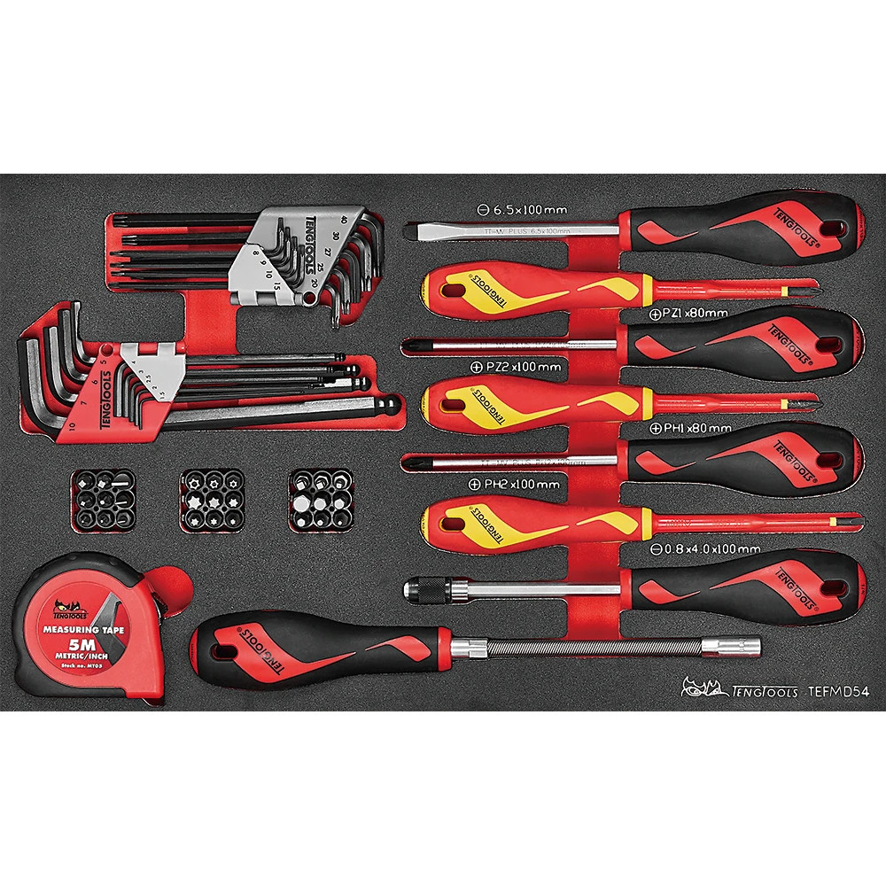 Teng 54pc Screwdriver Set (EVA)
