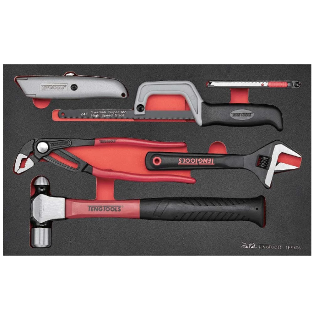 Teng 6pc PlumbingTool Set BP Hammer