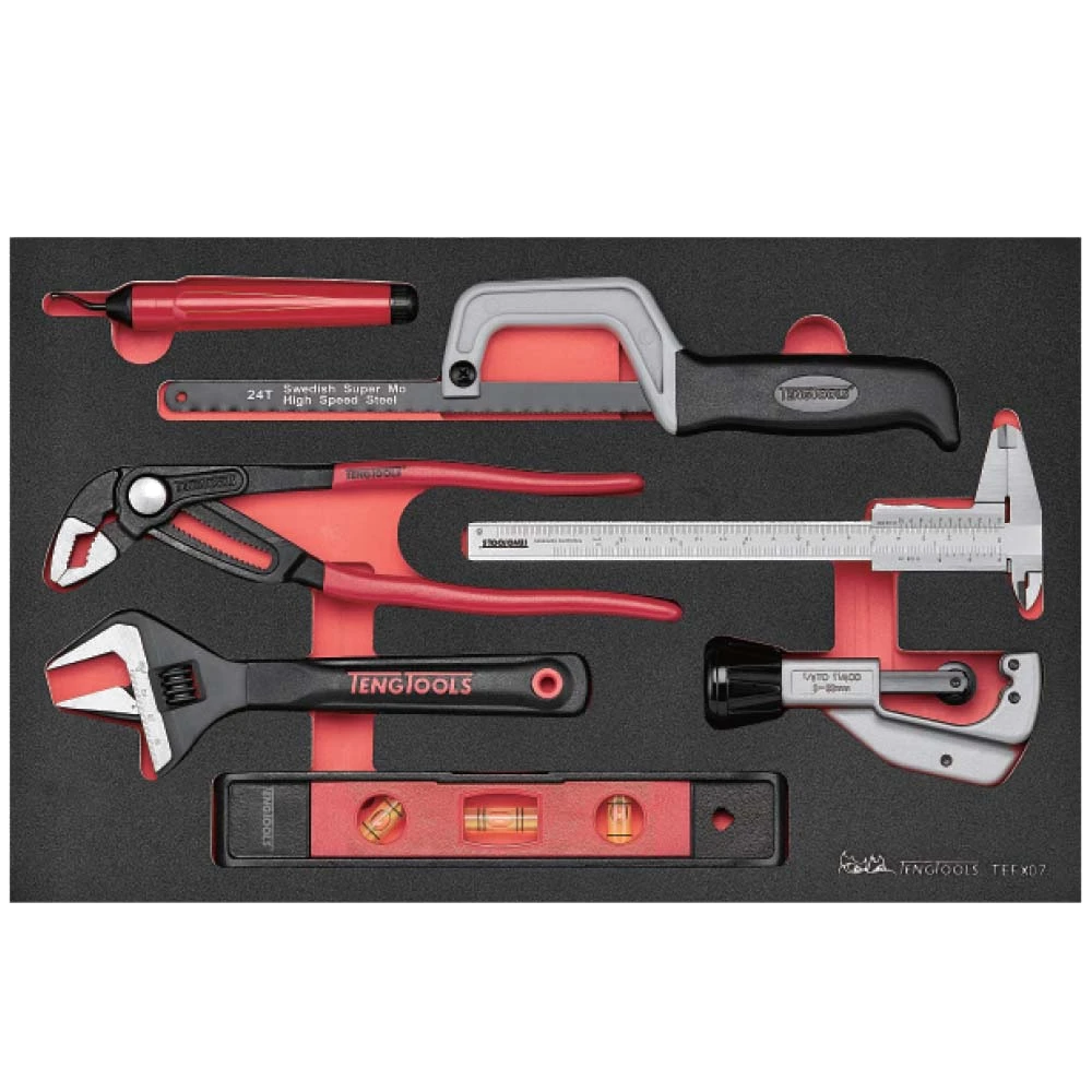 Teng 7pc Plumbing Tool Set