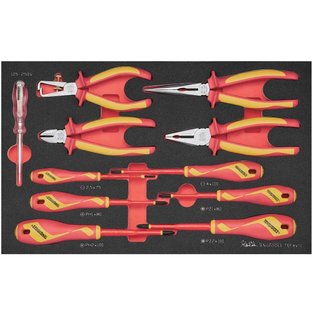 Teng 11pc Insulated Plier and Screwdriver Set