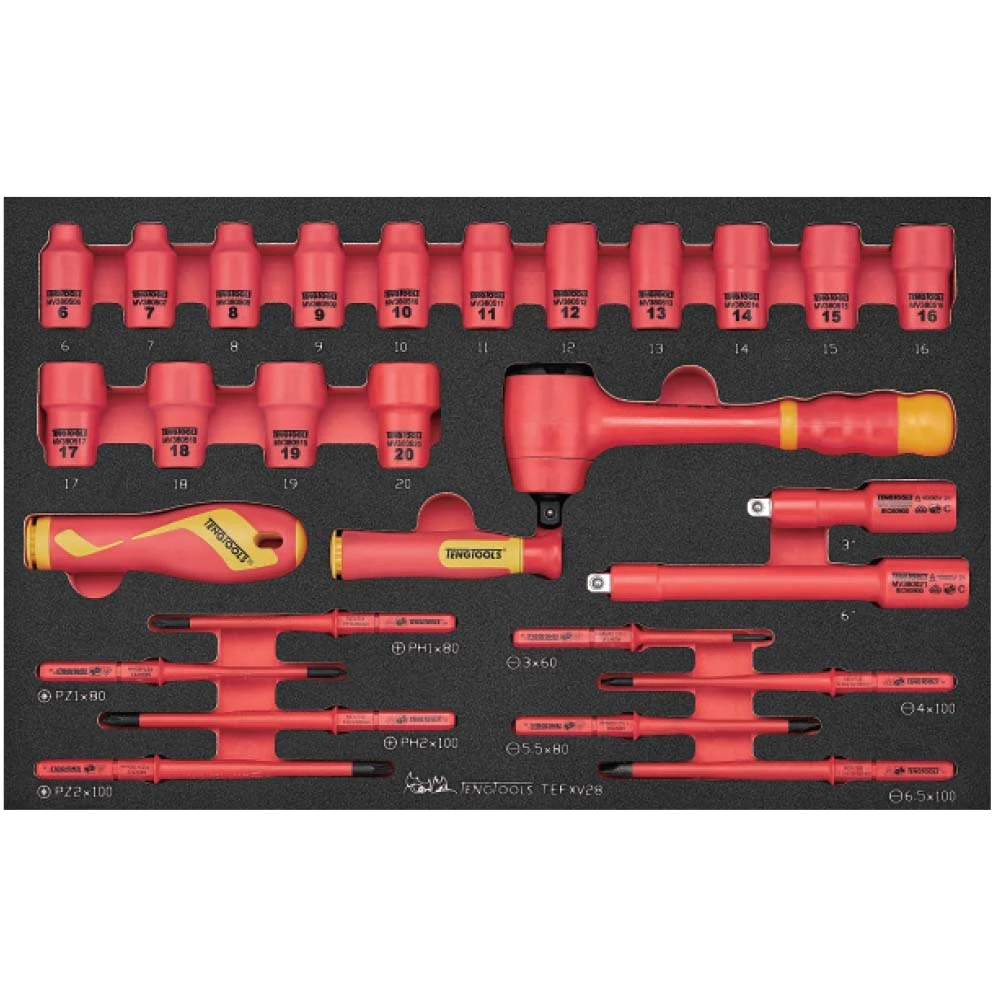 Teng 28pc Insulated Socket and Screwdriver Set