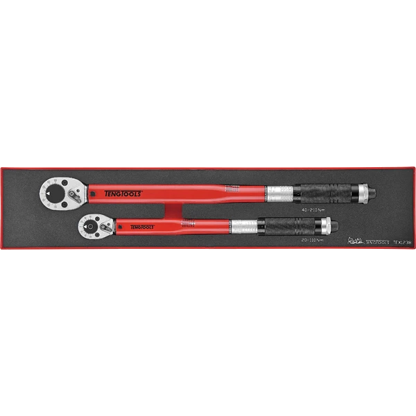 Teng 2pc 3/8&1/2in Dr. Torque Wrench Set - TEX-Tray