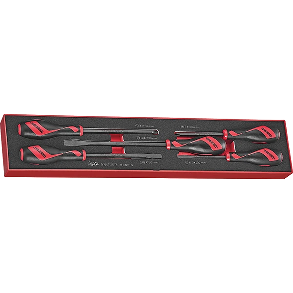Teng 5pc Power Thru Screwdriver Set - TEX-Tray