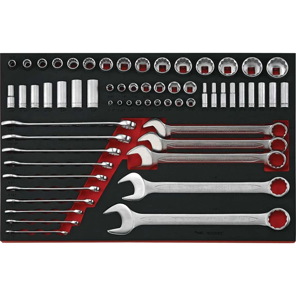 Teng 62pc AF Socket & Combination Spanner Set (EVA)