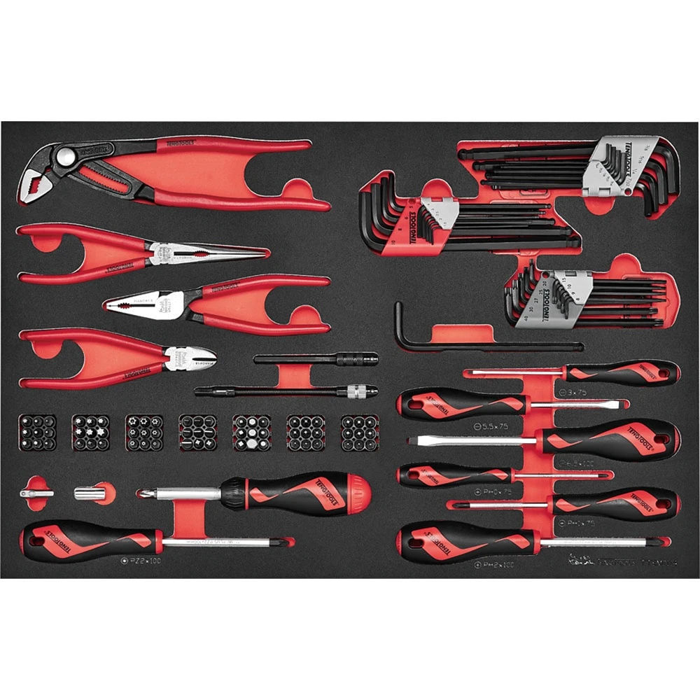 Teng 114pc Screwdriver Set Mixed FOAM4X4