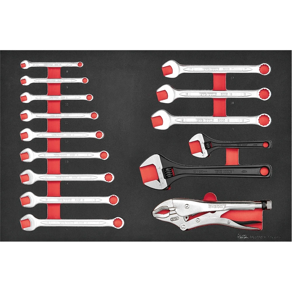 Teng 15pc Spanner Set FOAM4X4