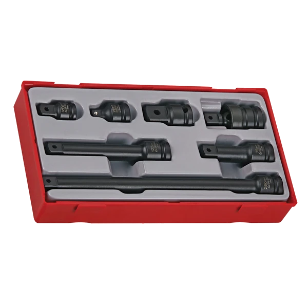 Teng 7pc 1/2in Dr. Imp Acc Set (Din ) - TC-Tray