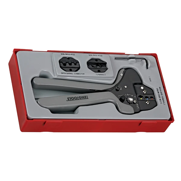 Teng 4pc Ratchet Crimping Tool Set - TC-Tray