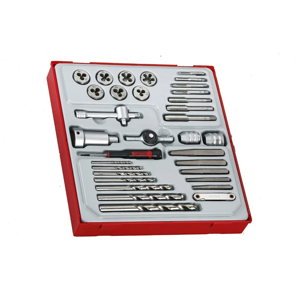 Teng 34pc Tap & Die Set w/Accessories - TTD-Tray