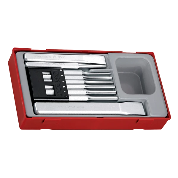 Teng 9pc Pin Punch & Chisel Set - TC-Tray