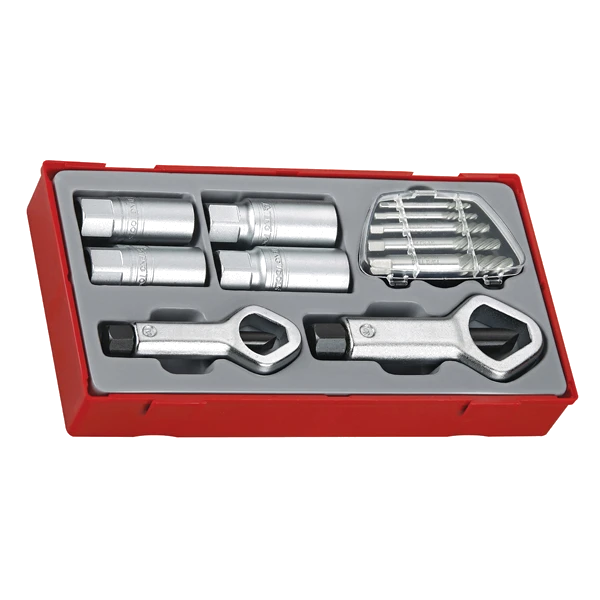 Teng 11pc Stud & Nut Remover Set - TC-Tray
