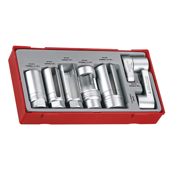 Teng 7pc 3/8&1/2in Dr. Specialist Skt Set-TC-Tray