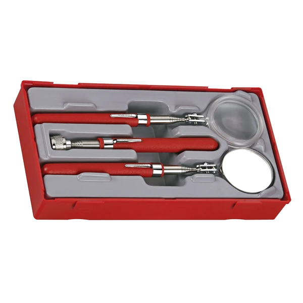 Teng 3pc Magnifier & Mirror Inspection Set - TC-Tray