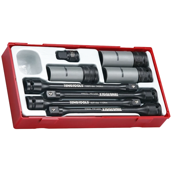 Teng 8pc 1/2in Dr. Imp Torsion Bar Set - TC-Tray