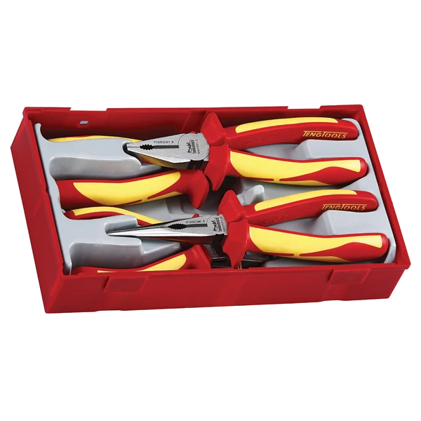 Teng 4pc Insulated Plier Set - TC-Tray