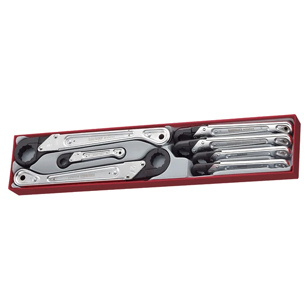 Teng 7pc Quick Ring Rat Span Set 13-32mm - TTX-Tray