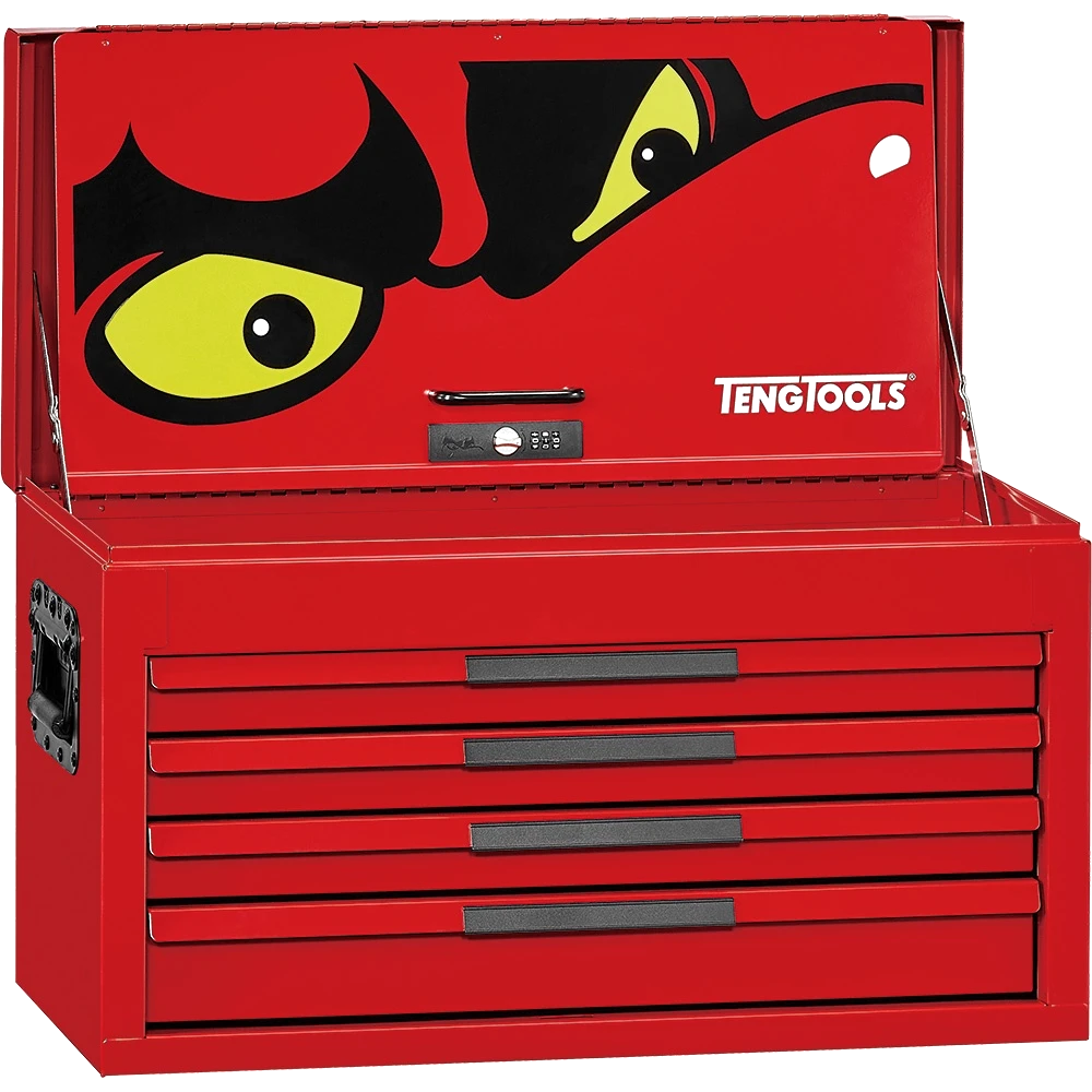 Teng Pro35™ 26in Tool Chest 4 Drawers Red