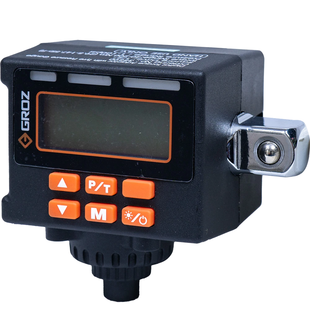 Groz Digital Torque Adaptor W/ Tyre Pressure Gauge