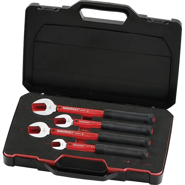 Teng 4pc Preset Torque Spanner Set w/Case