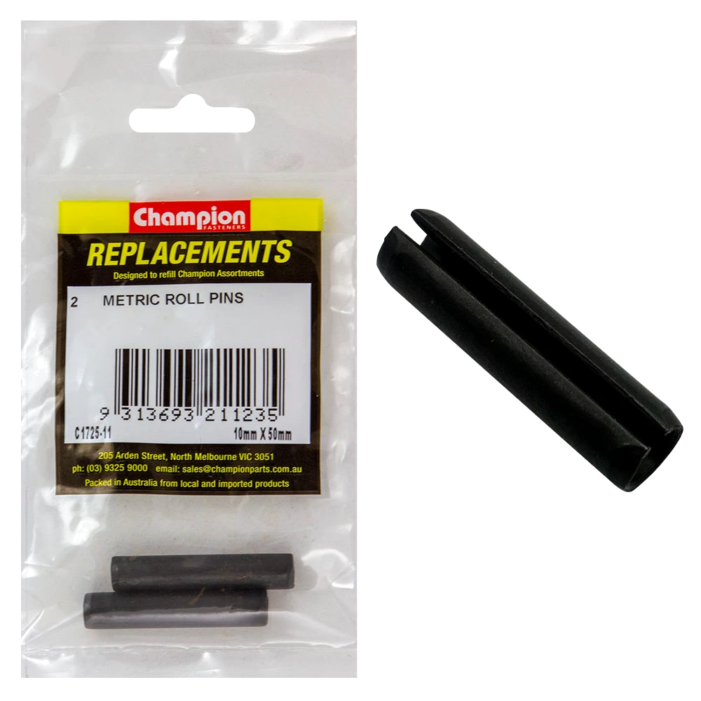 Champion 10mm x 50mm Roll Pin -2pk