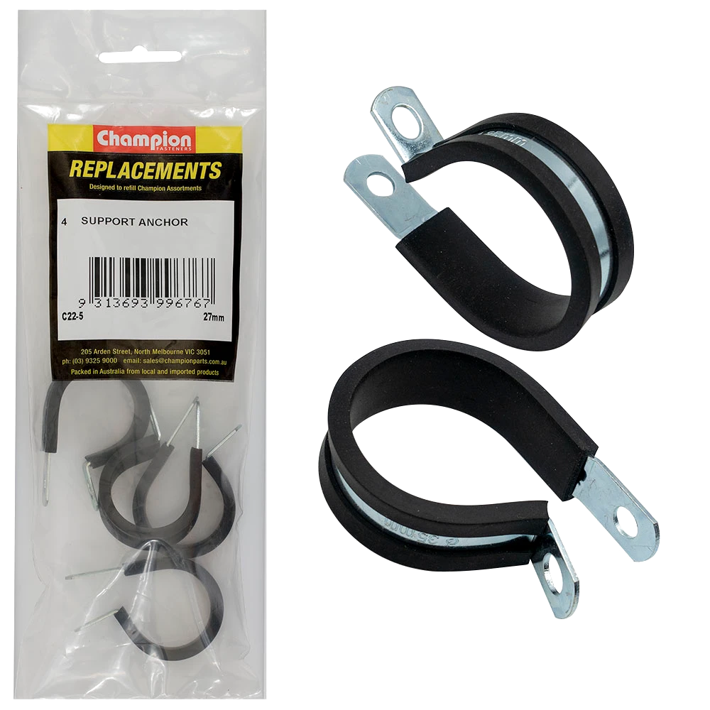Champion 27mm Pipe Support Anchor -4pk