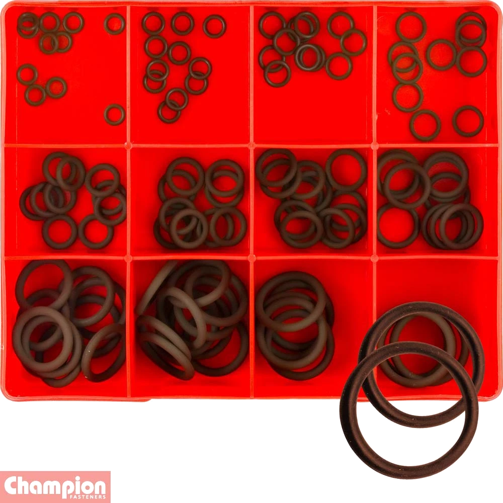 Champion 110pc High Pressure/Temp O-Ring Assortment - Viton