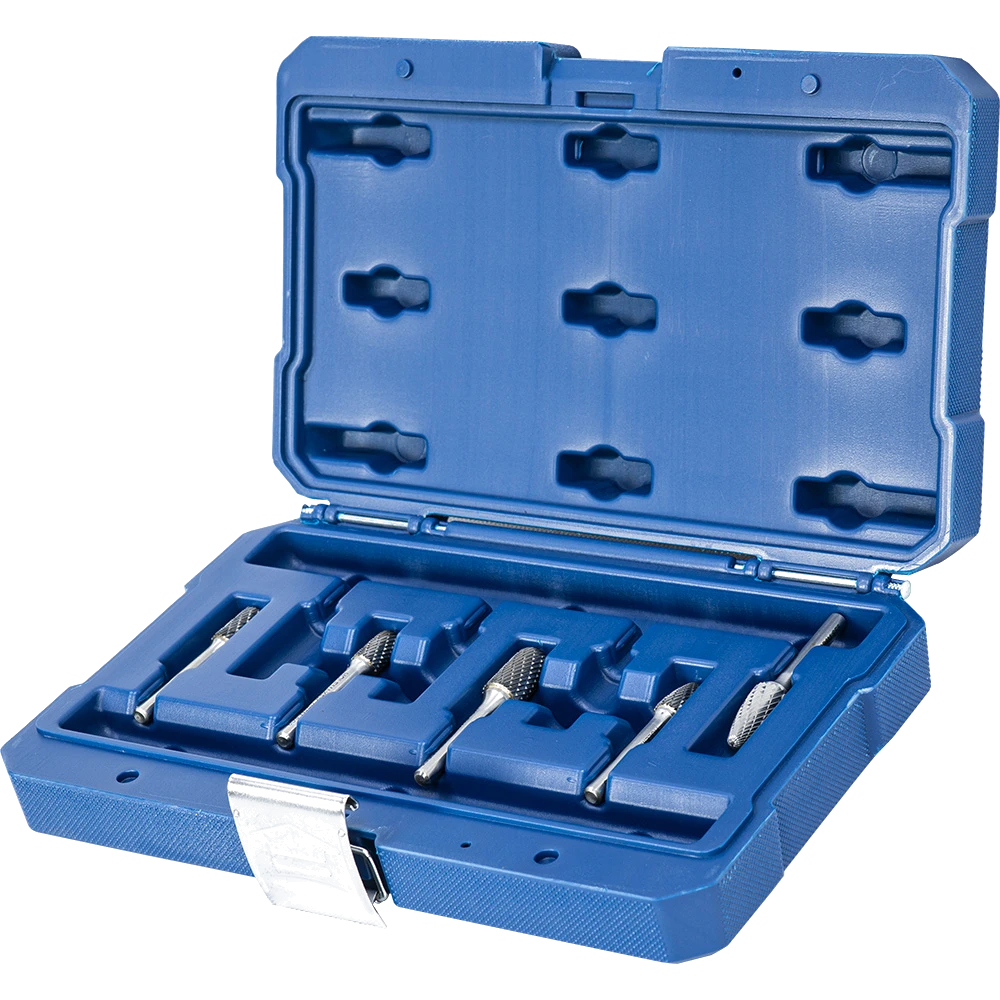 Holemaker 5pc Carbide Burr Set 3/8 & 1/2in Hdx6mm DC