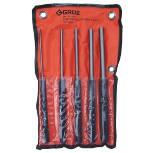 Groz Pin Punch Set(5)-200 Long
