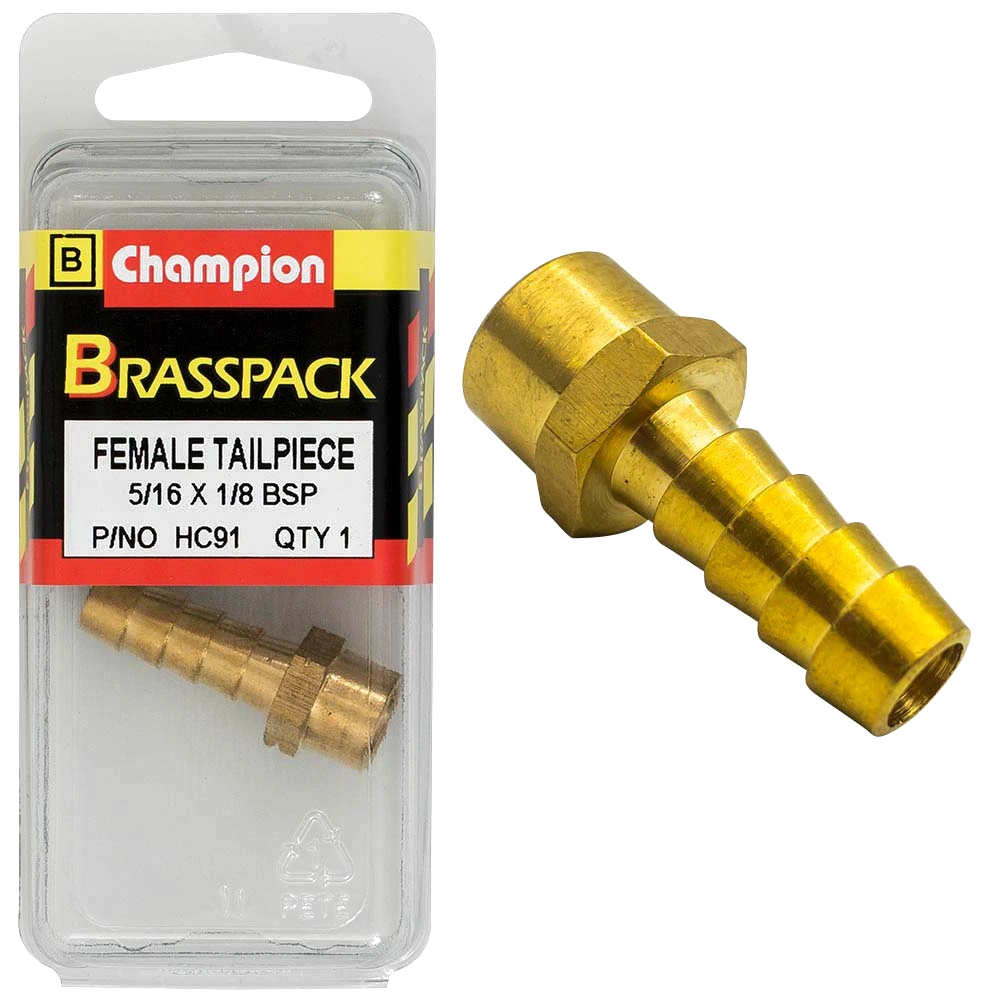 Champion Brass 5/16in x 1/8in Female Tailpiece